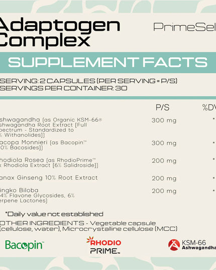 Adaptogen Complex PrimeSelf
