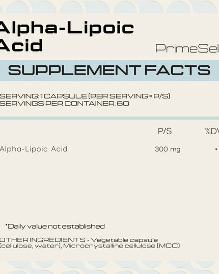Alpha-Liopic Acid PrimeSelf