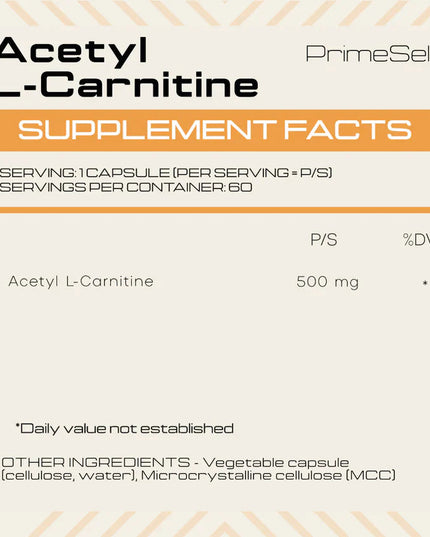 Acetyl-L Carnitine PrimeSelf
