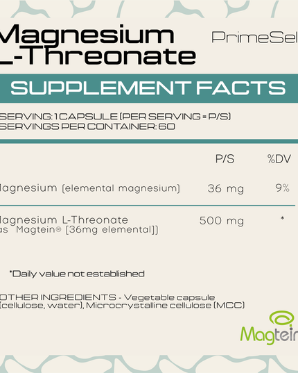 Magnesium L-Threonate PrimeSelf