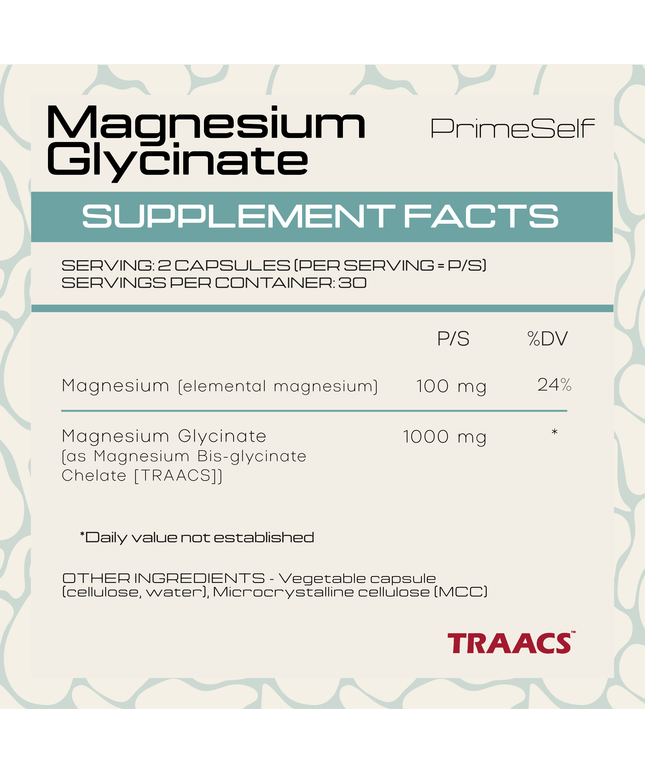 Magnesium BisGlycinate PrimeSelf