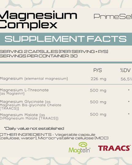 Magnesium Complex PrimeSelf