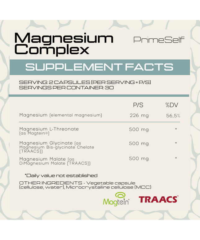 Magnesium Complex PrimeSelf