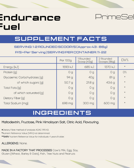 Endurance Fuel PrimeSelf