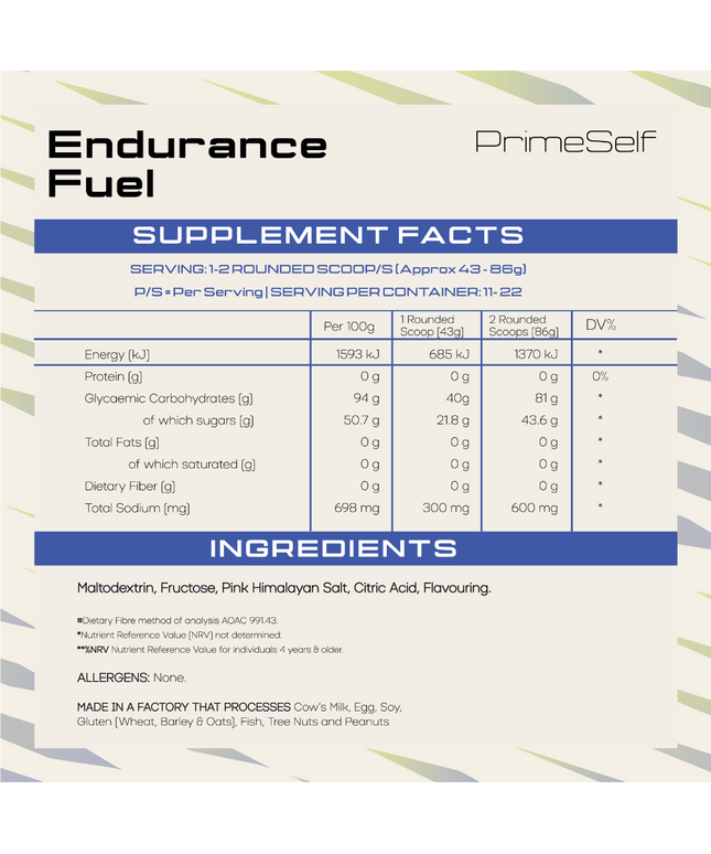 Endurance Fuel PrimeSelf