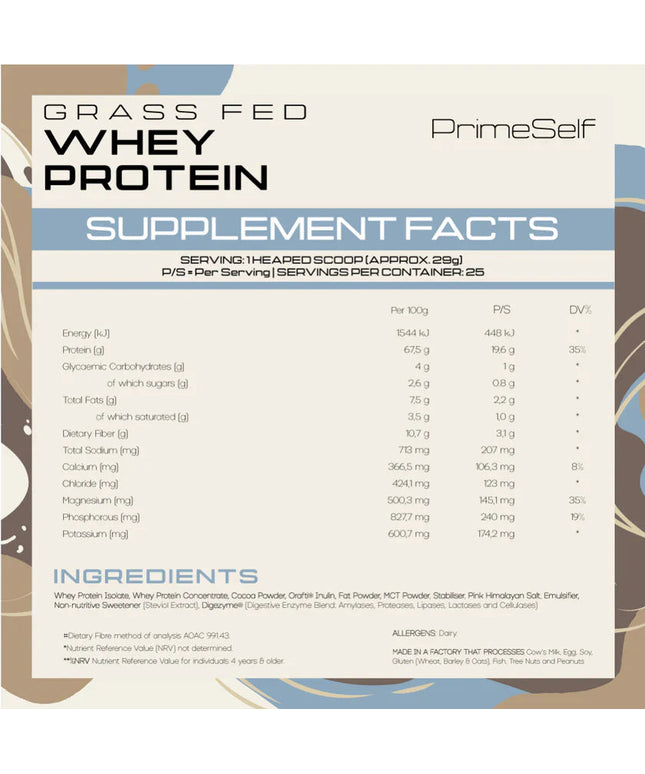 Grass-Fed Whey Protein PrimeSelf