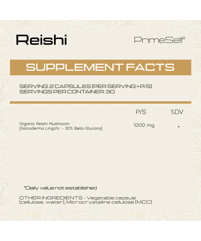 Organic Reishi Mushroom PrimeSelf